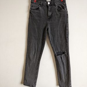 Women's Cotton On Black stone washed jeans